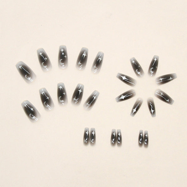 12 Sizes-24 Pcs Press On Nails R722