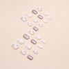 12 Sizes-24 Pcs Press On Nails W904
