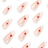 12 Sizes-24 Pcs Press On Nails JP1788