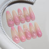 12 Sizes-24 Pcs Press On Nails Z914