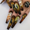 12 Sizes-24 Pcs Press On Nails Y257
