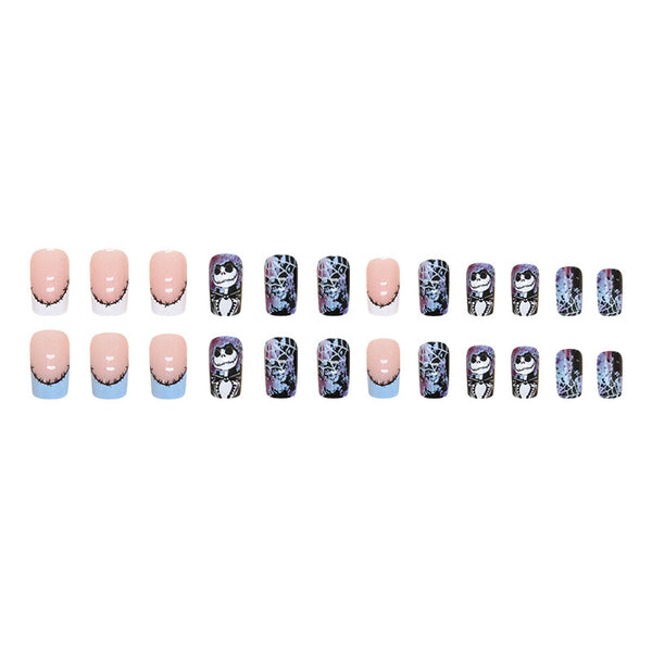12 Sizes-24 Pcs Press On Nails W801