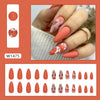 12 Sizes-24 Pcs Press On Nails W1475