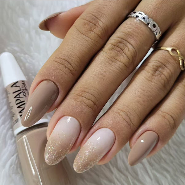 12 Sizes-24 Pcs Press On Nails W1916