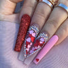12 Sizes-24 Pcs Press On Nails Z267