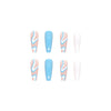 12 Sizes-24 Pcs Press On Nails W199