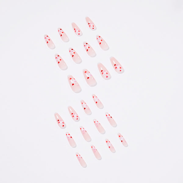 12 Sizes-24 Pcs Press On Nails JP 1432