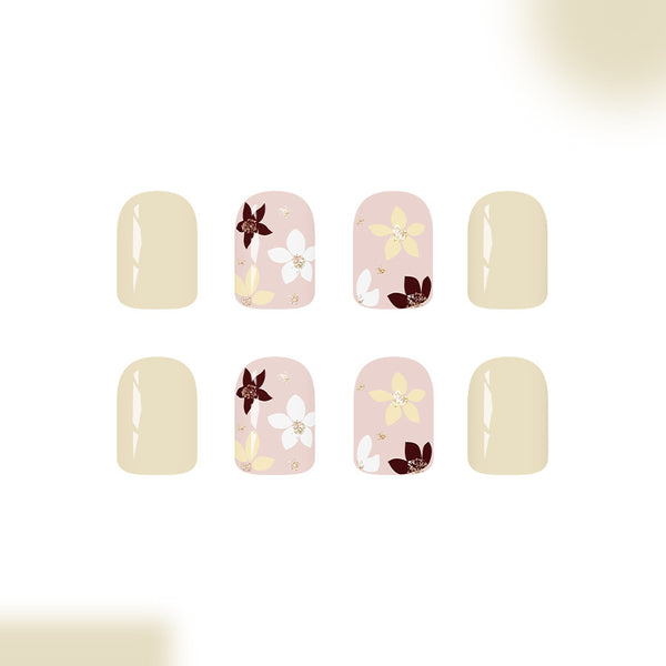 12 Sizes-24 Pcs Press On Nails C1216