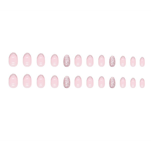 12 Sizes-24 Pcs Press On Nails W495