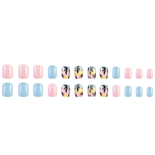 12 Sizes-24 Pcs Press On Nails Y179