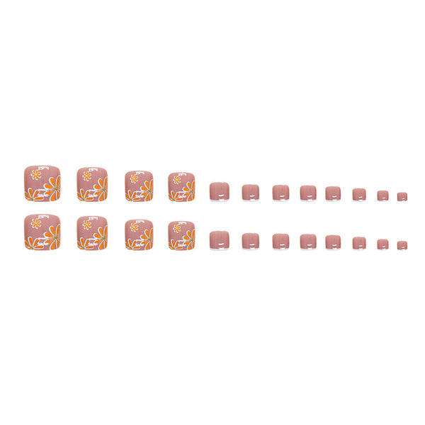 12 Sizes-24 Pcs Press On Nails F085