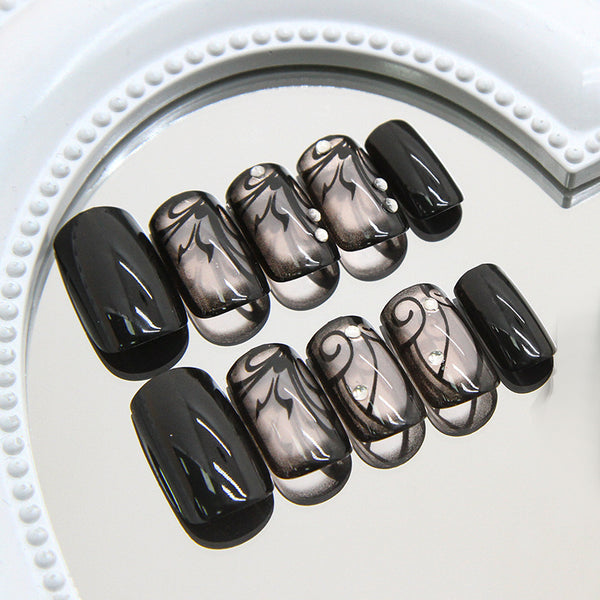 12 Sizes-24 Pcs Press On Nails Z1020
