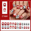 12 Sizes-24 Pcs Press On Nails C1664