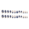 12 Sizes-24 Pcs Press On Nails W1915