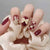12 Sizes-24 Pcs Press On Nails Z198
