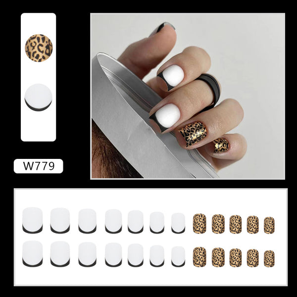 12 Sizes-24 Pcs Press On Nails W767