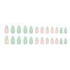 12 Sizes-24 Pcs Press On Nails W622