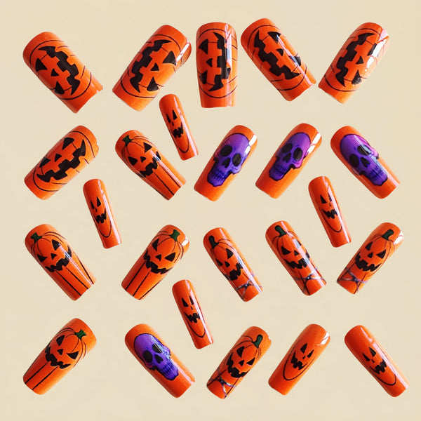 12 Sizes-24 Pcs Press On Nails Y1177