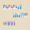 12 Sizes-24 Pcs Press On Nails Y1323