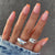 12 Sizes-24 Pcs Press On Nails W113