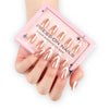 15 Sizes-30 Pcs Press On Nails GD12