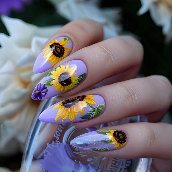 12 Sizes-24 Pcs Press On Nails Y1377