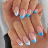 12 Sizes-24 Pcs Press On Nails W1108