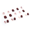 12 Sizes-24 Pcs Press On Nails R620