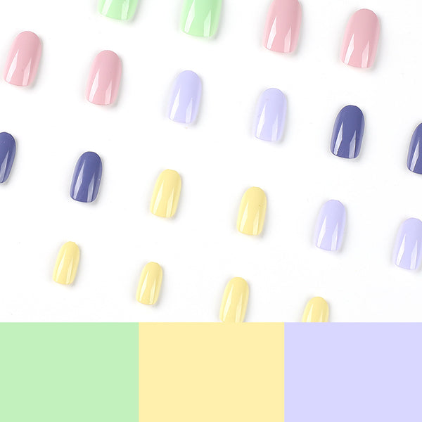 12 Sizes-24 Pcs Press On Nails JP2495