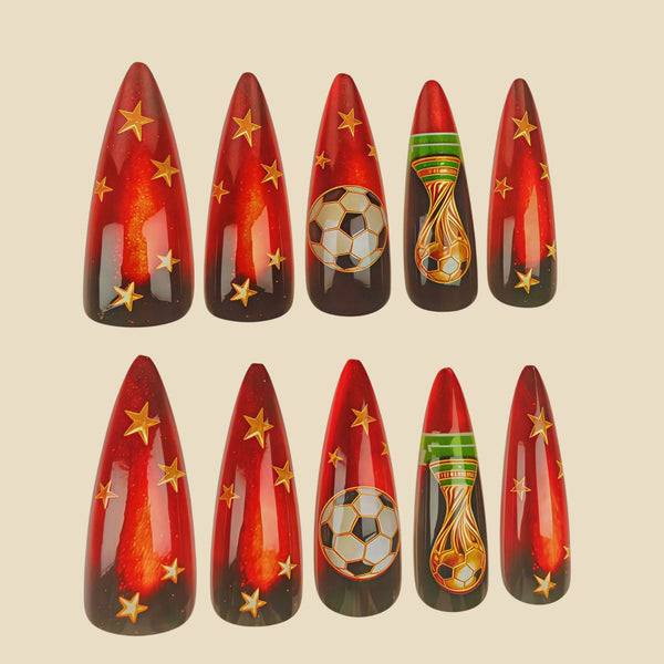 12 Sizes-24 Pcs Press On Nails y2064-z-24