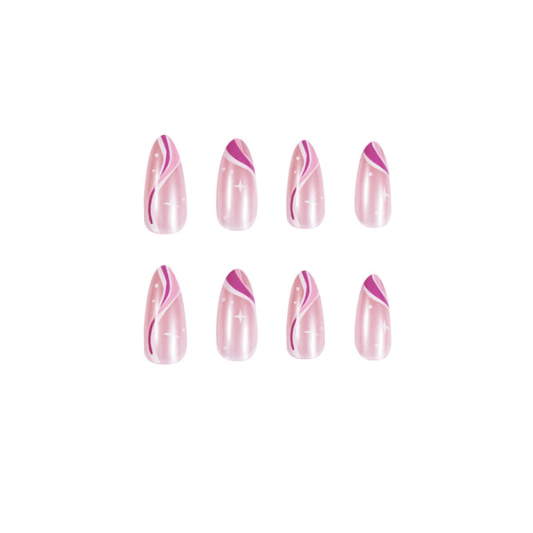 12 Sizes-24 Pcs Press On Nails JP1068