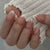 12 Sizes-24 Pcs Press On Nails JP4308