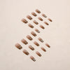 12 Sizes-24 Pcs Press On Nails Z598