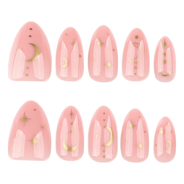 12 Sizes-24 Pcs Press On Nails JP3988