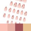 12 Sizes-24 Pcs Press On Nails JP4348