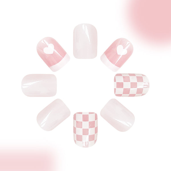 12 Sizes-24 Pcs Press On Nails C356