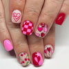 12 Sizes-24 Pcs Press On Nails Y1012