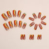 12 Sizes-24 Pcs Press On Nails W1225