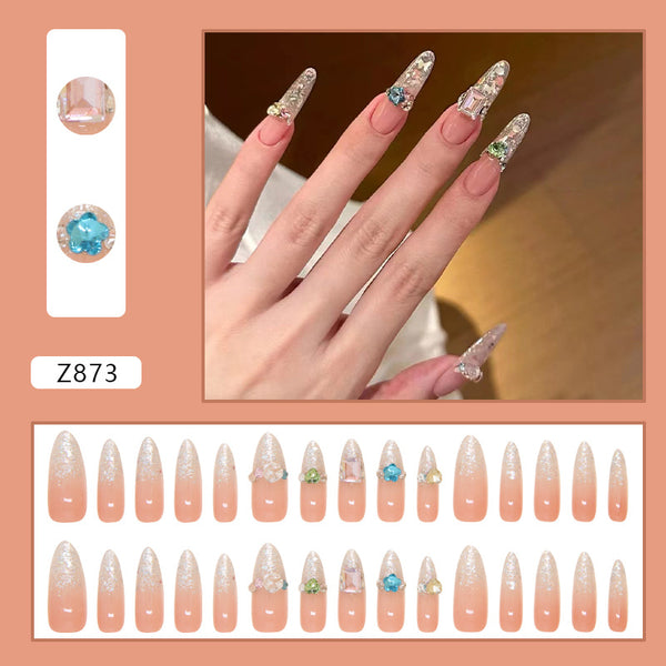 30 Pcs Press On Nails Z873