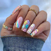 12 Sizes-24 Pcs Press On Nails JP2487