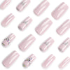 12 Sizes-24 Pcs Press On Nails JP3118