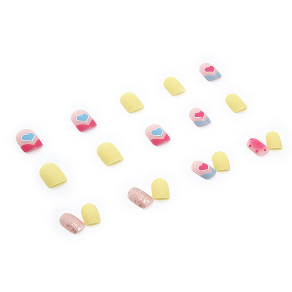 12 Sizes-24 Pcs Press On Nails R428