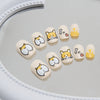 12 Sizes-24 Pcs Press On Nails K014
