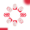 12 Sizes-24 Pcs Press On Nails C1247