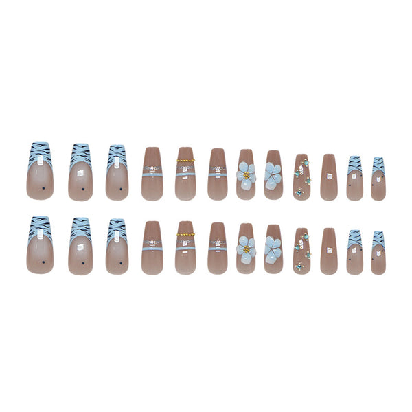 30 Pcs Press On Nails Z1402