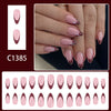 12 Sizes-24 Pcs Press On Nails C1229