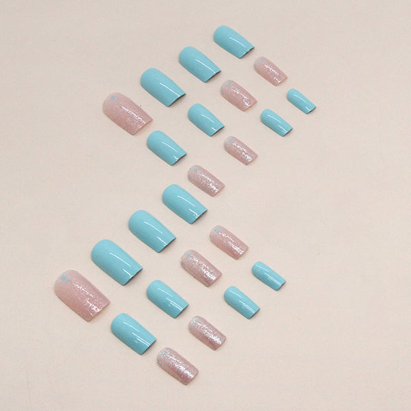 12 Sizes-24 Pcs Press On Nails W595