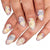 12 Sizes-24 Pcs Press On Nails C1855