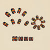 12 Sizes-24 Pcs Press On Nails Y1164