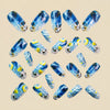 12 Sizes-24 Pcs Press On Nails Y1491